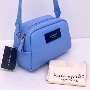 Kate Spade Blue Puffed Small Crossbody